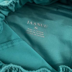 JAANUU surgical green scrub jogger pants